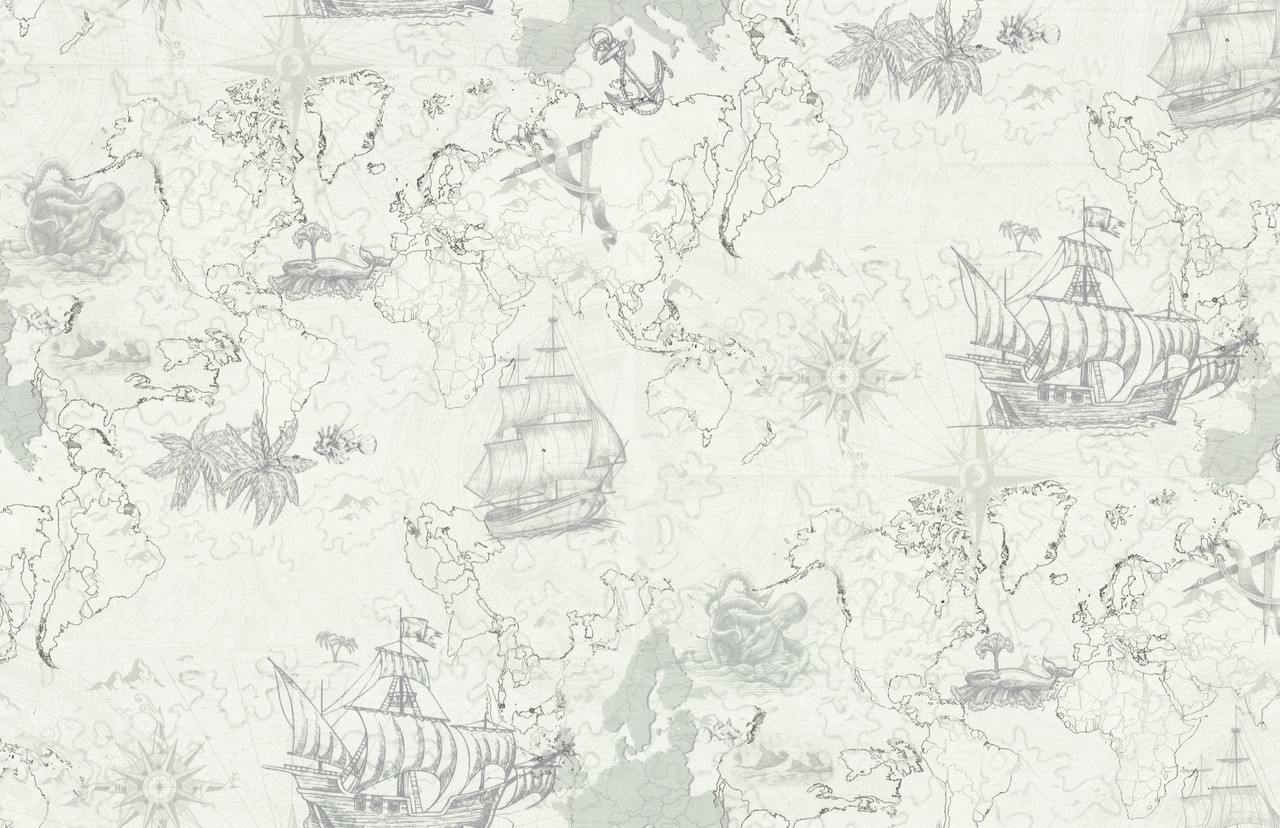 Hot Embossed wallpaper on Non-Woven Base Vinil Odyssey SHT 1-1539 Light-Gray 10,05 x 1,06 m