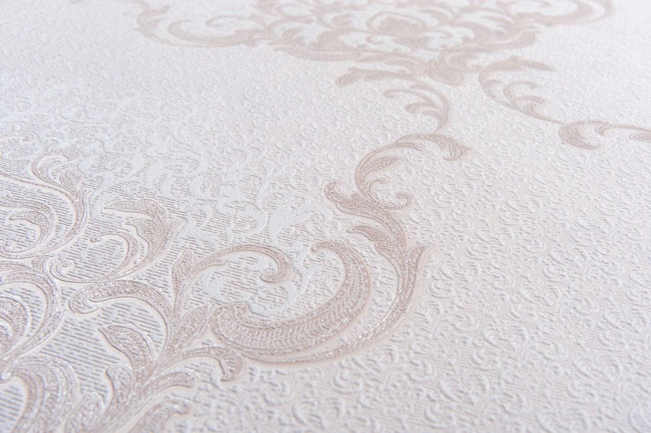 Vinyl Foam wallpaper on non-woven base Vinil Damir DHV-1486/2 Light-Beige 10,05 x 1,06 m