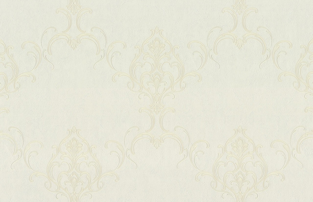Hot Embossed wallpaper on Non-Woven Base Vinil Persia PVIP 2-0874 White 10,05 x 1,06 m