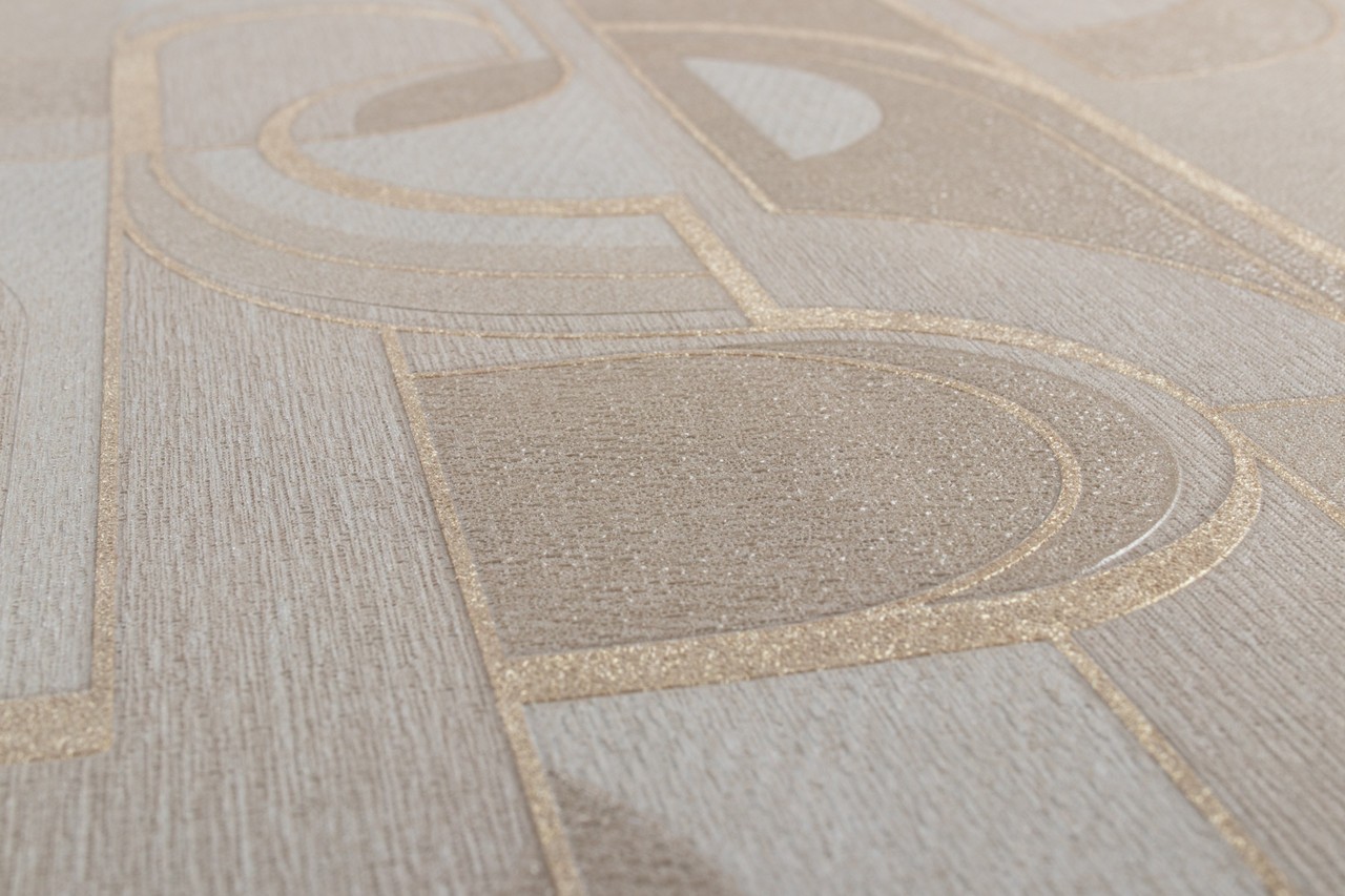 Hot Embossed wallpaper on Non-Woven Base Vinil Lion TFSH 3-1432 Sandy 10,05 x 1,06 m