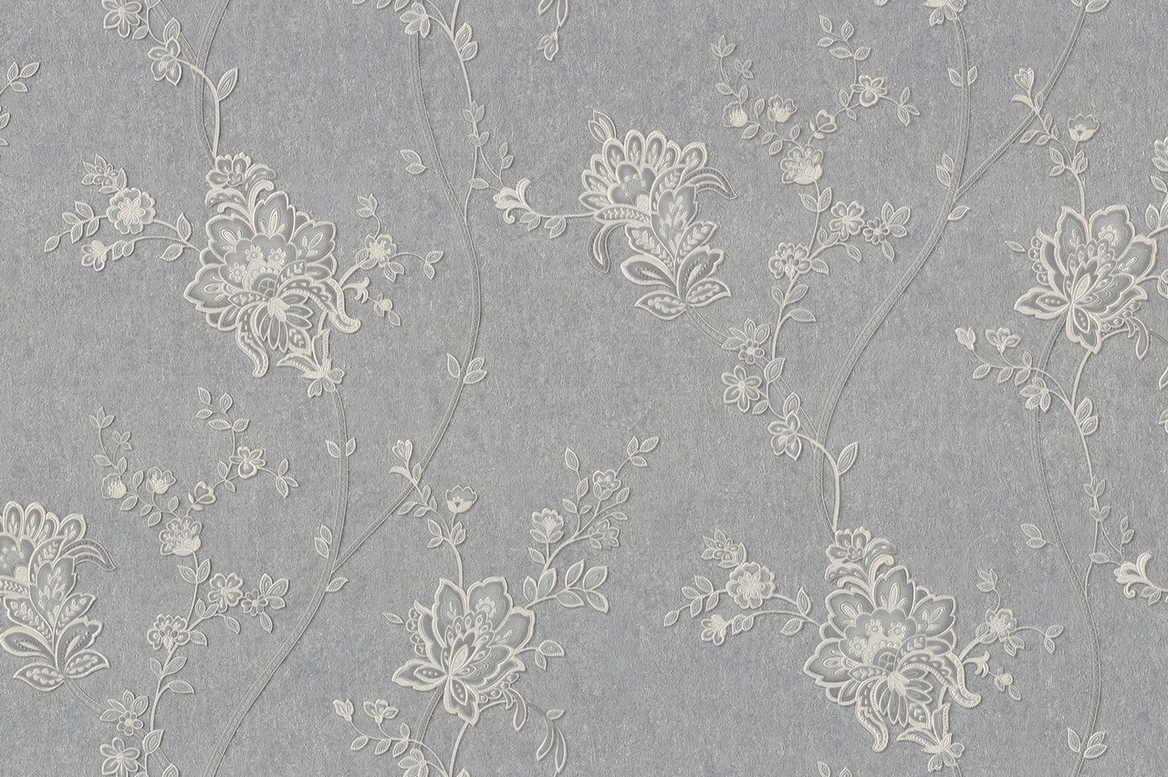 Hot Embossed wallpaper on Non-Woven Base Vinil Alanya PVIP 7-1572 Gray-Brown 10,05 x 1,06 m