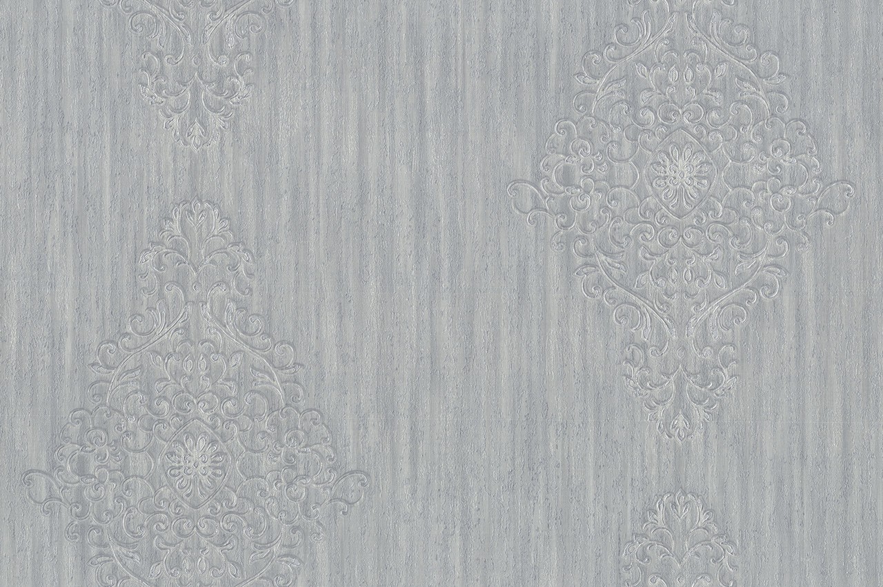 Hot Embossed wallpaper on Non-Woven Base Vinil Irene TFSH 5-1436 Gray1 10,05 x 1,06 m
