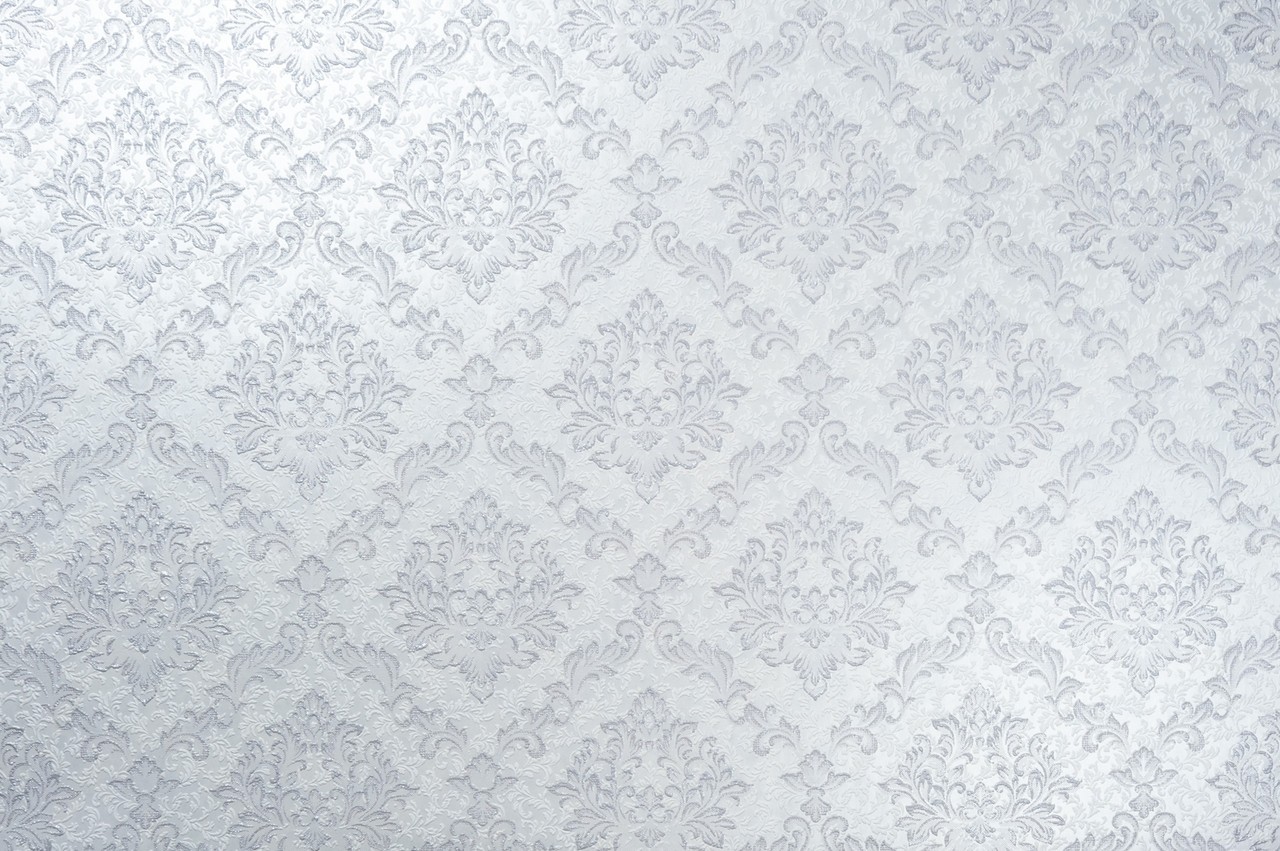 Vinyl Foam wallpaper on non-woven base Vinil Golden DHV-1490/1 White 10,05 x 1,06 m