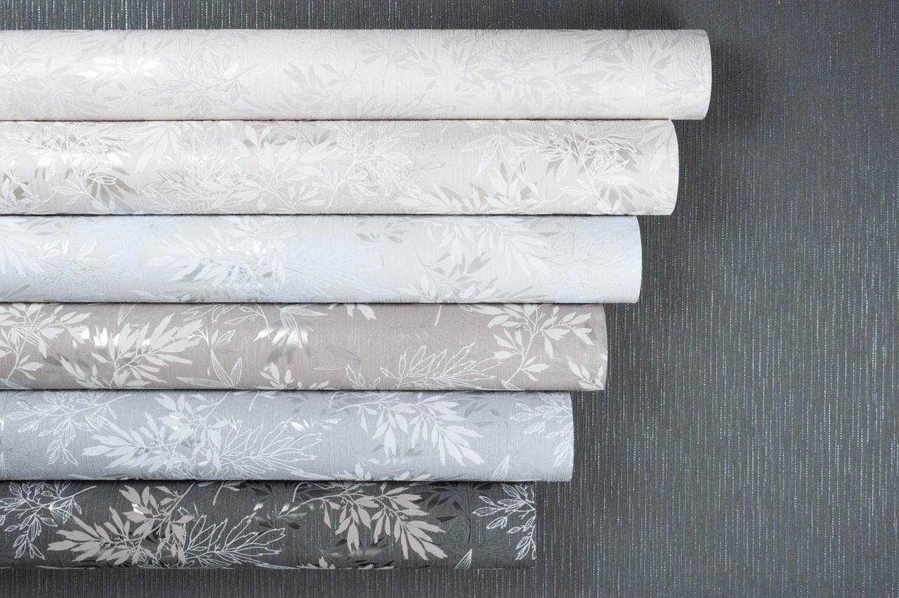 Vinyl Foam wallpaper on non-woven base Vinil Cashmere DHV-1594/1 Warm-Beige 10,05 x 1,06 m