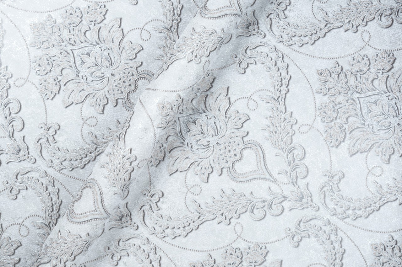Vinyl Foam wallpaper on non-woven base Vinil Avery DHV-1593/1 Gray-Beige 10,05 x 1,06 m