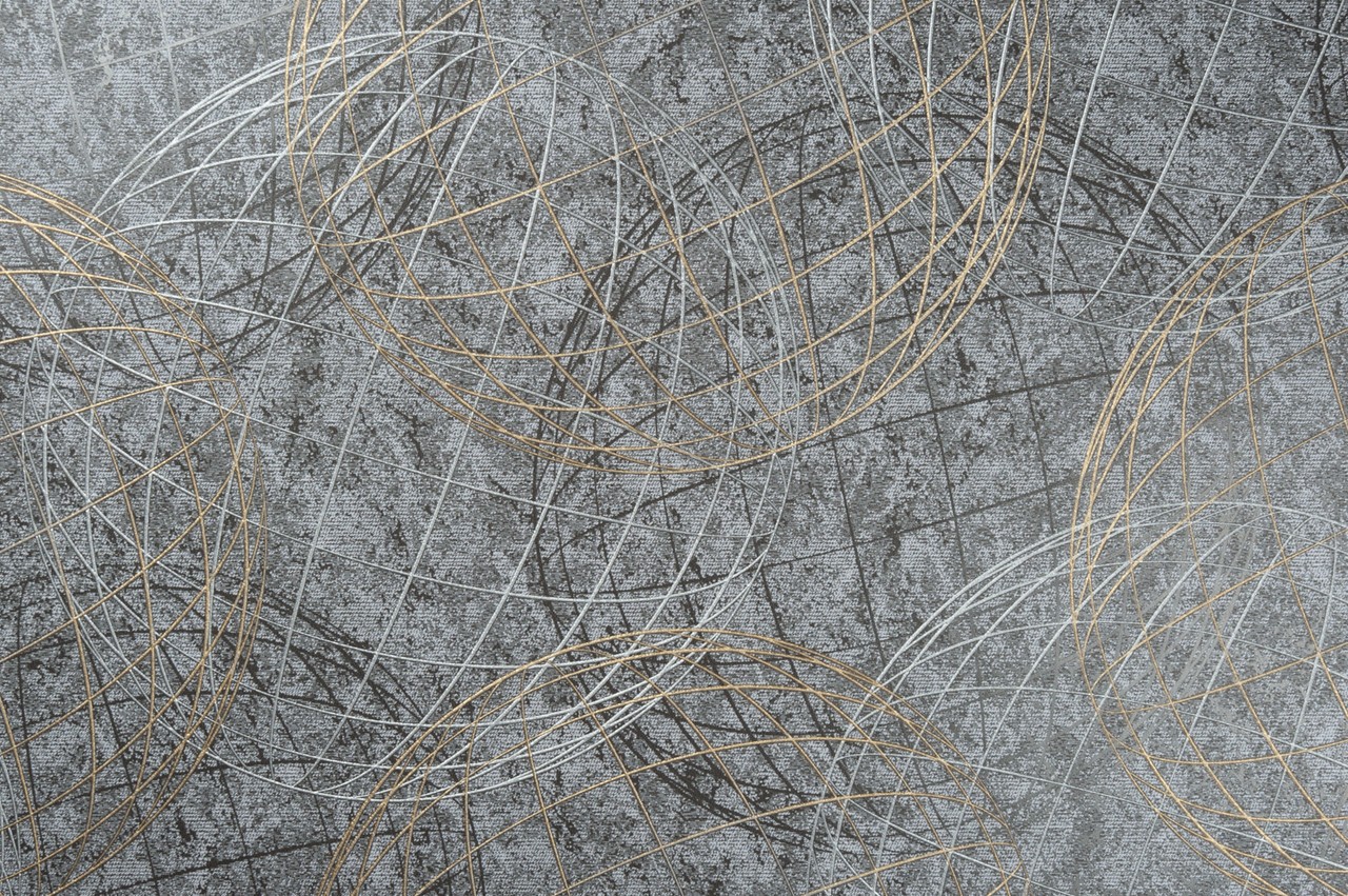 Vinyl Foam wallpaper on non-woven base Vinil Sphere  DHS-1584/5 Black 10,05 x 1,06 m
