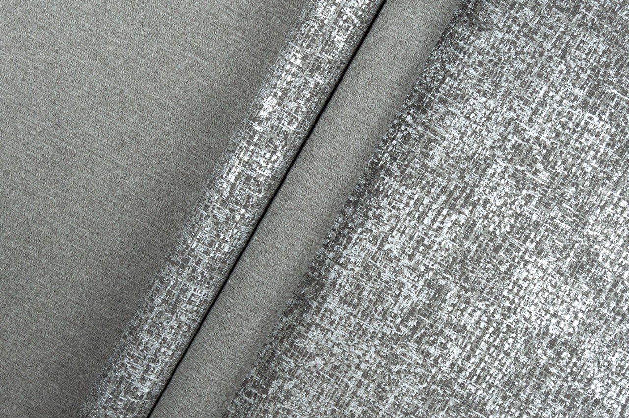 Hot Embossed wallpaper on Non-Woven Base Vinil Ostin TFSH 5-1437 Gray-Black 10,05 x 1,06 m