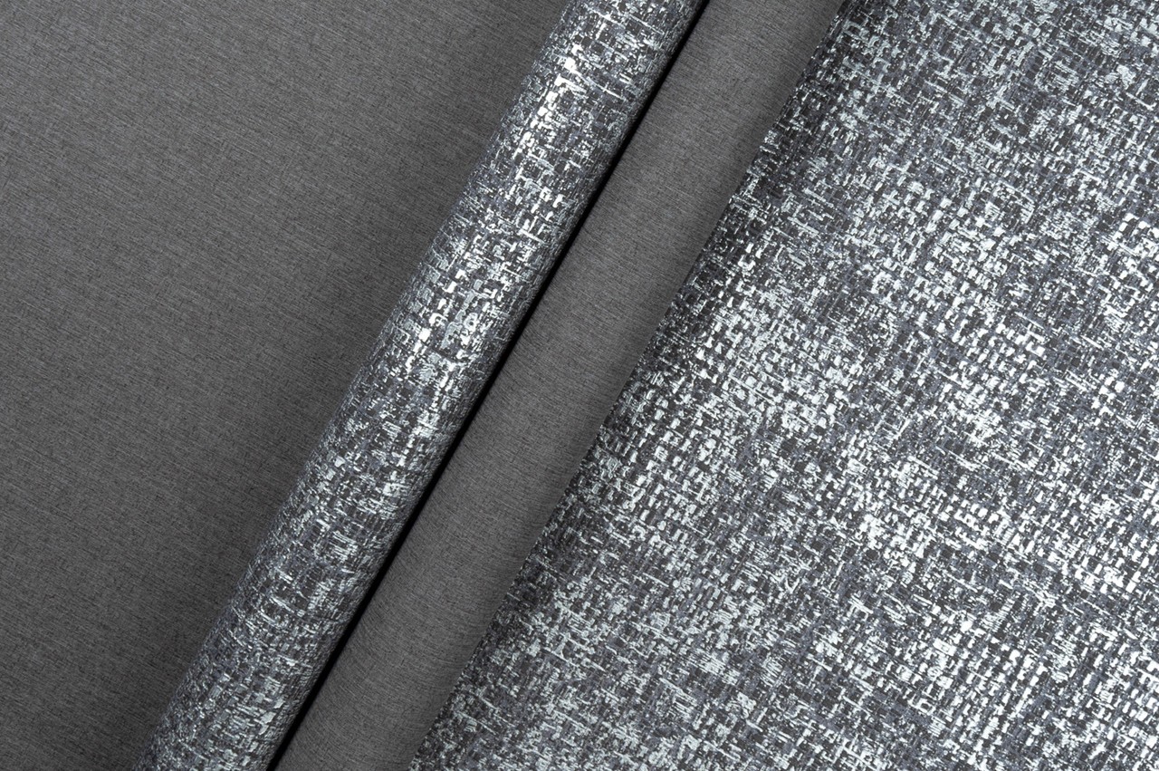 Hot Embossed wallpaper on Non-Woven Base Vinil Ostin TFSH 6-1437 Black 10,05 x 1,06 m