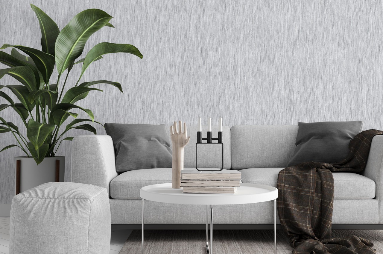 Hot Embossed wallpaper on Non-Woven Base Vinil Line SHT 1-1556 Light-Gray 10,05 x 1,06 m