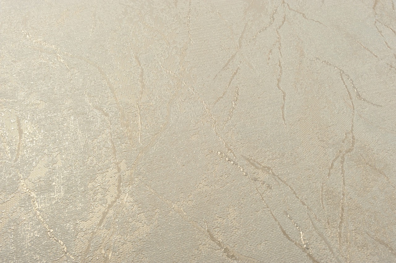 Hot Embossed wallpaper on Non-Woven Base Vinil Arona TFSH7-1279 White-Gold 10,05 x 1,06 m