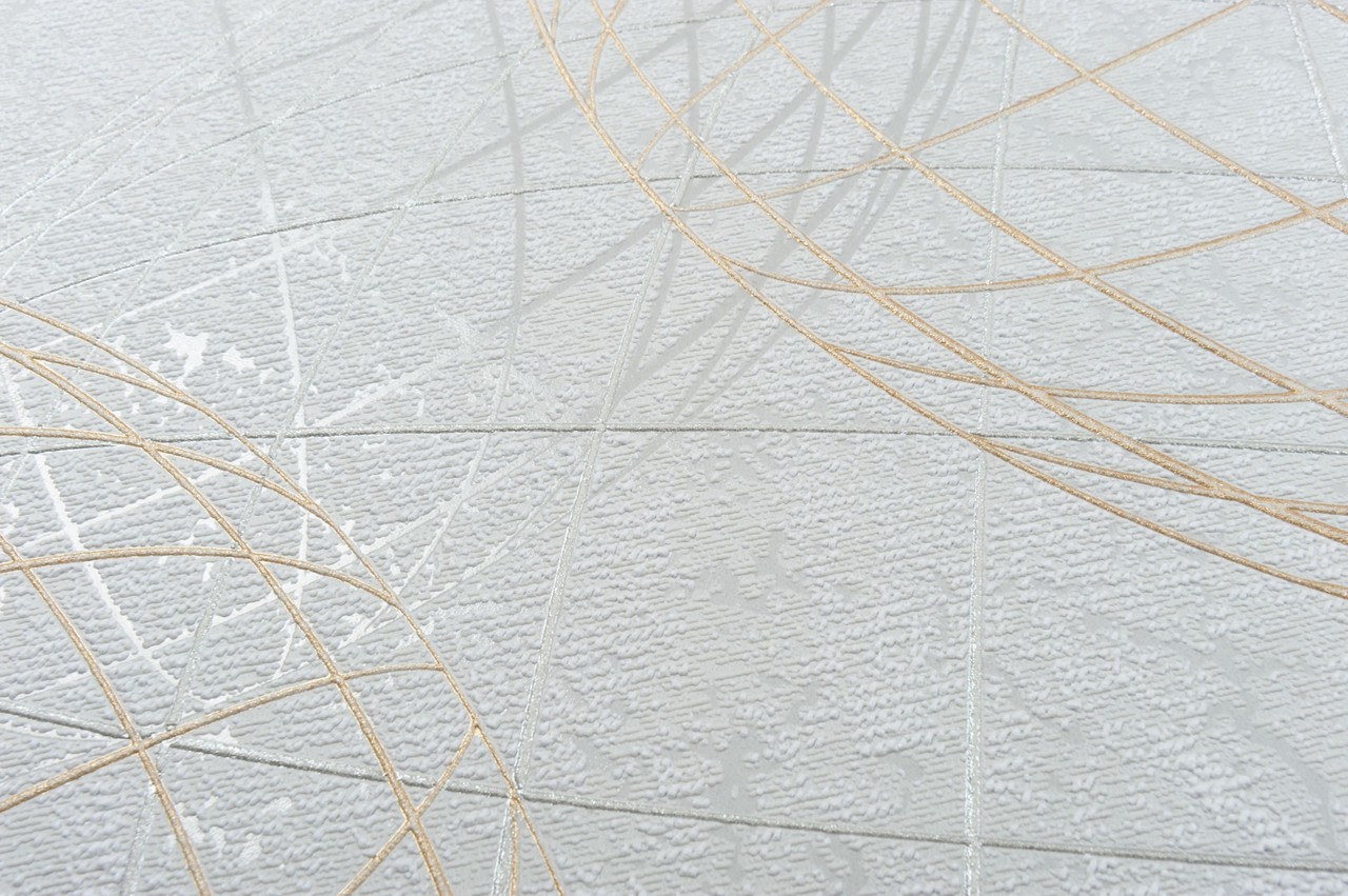 Vinyl Foam wallpaper on non-woven base Vinil Sphere  DHS-1584/1 Light-Gray 10,05 x 1,06 m