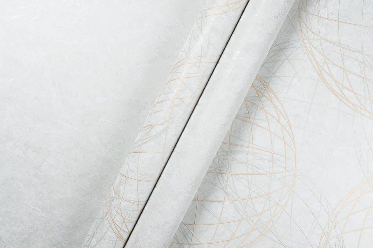 Vinyl Foam wallpaper on non-woven base Vinil Sphere  DHS-1584/1 Light-Gray 10,05 x 1,06 m