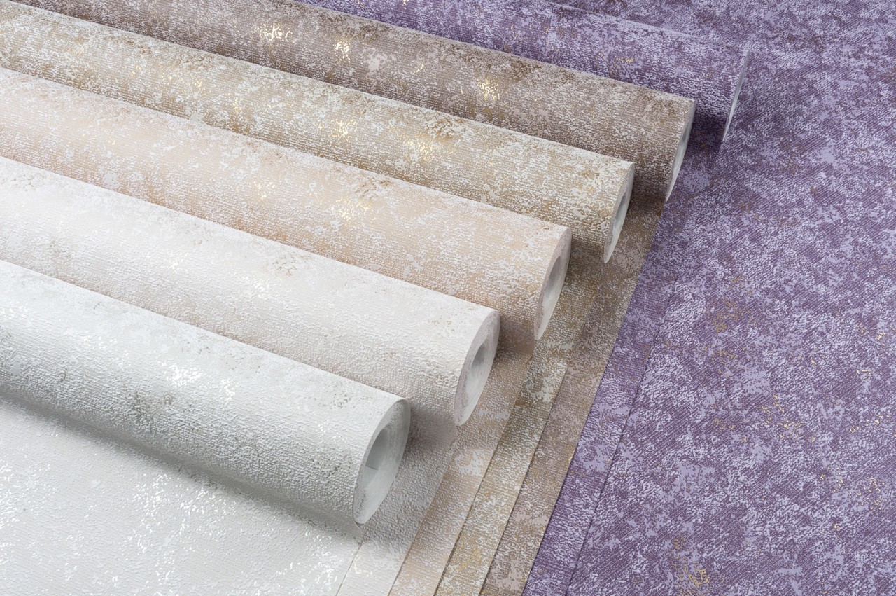 Vinyl Foam wallpaper on non-woven base Vinil Avery DHN-1500/4 Olive 10,05 x 1,06 m