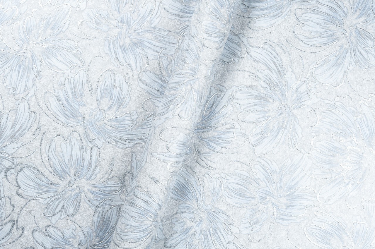Vinyl Foam wallpaper on non-woven base Vinil Pure DHL-1652/4 Gray Blue (1,06С…10,05 m)