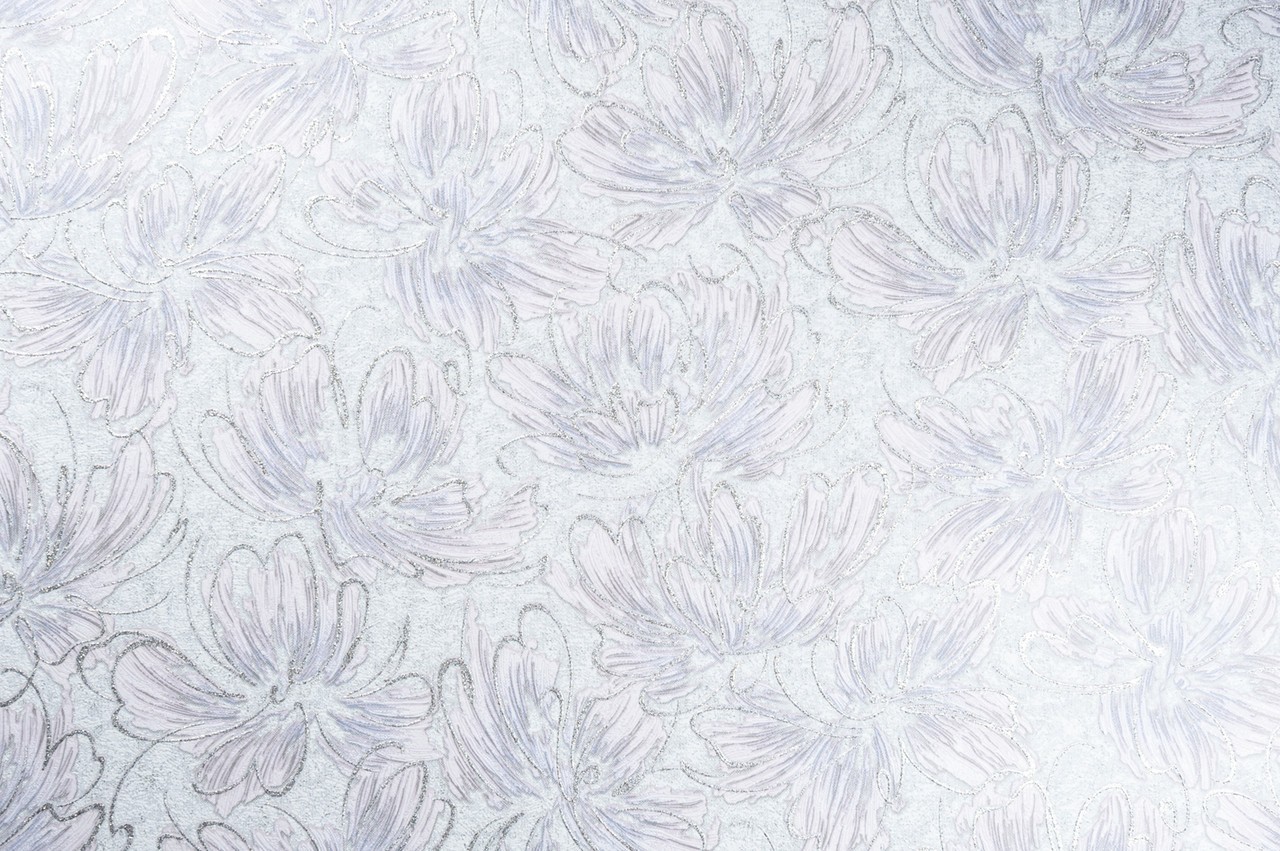 Vinyl Foam wallpaper on non-woven base Vinil Pure DHL-1652/5 Gray-Lillac (1,06С…10,05 m)