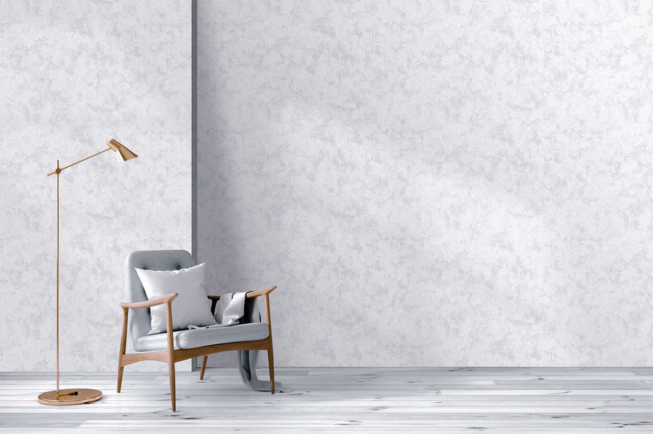 Vinyl Foam wallpaper on non-woven base Vinil Lagoona  DHS-1585/4 Gray-Light Gray (1,06С…10,05 m)