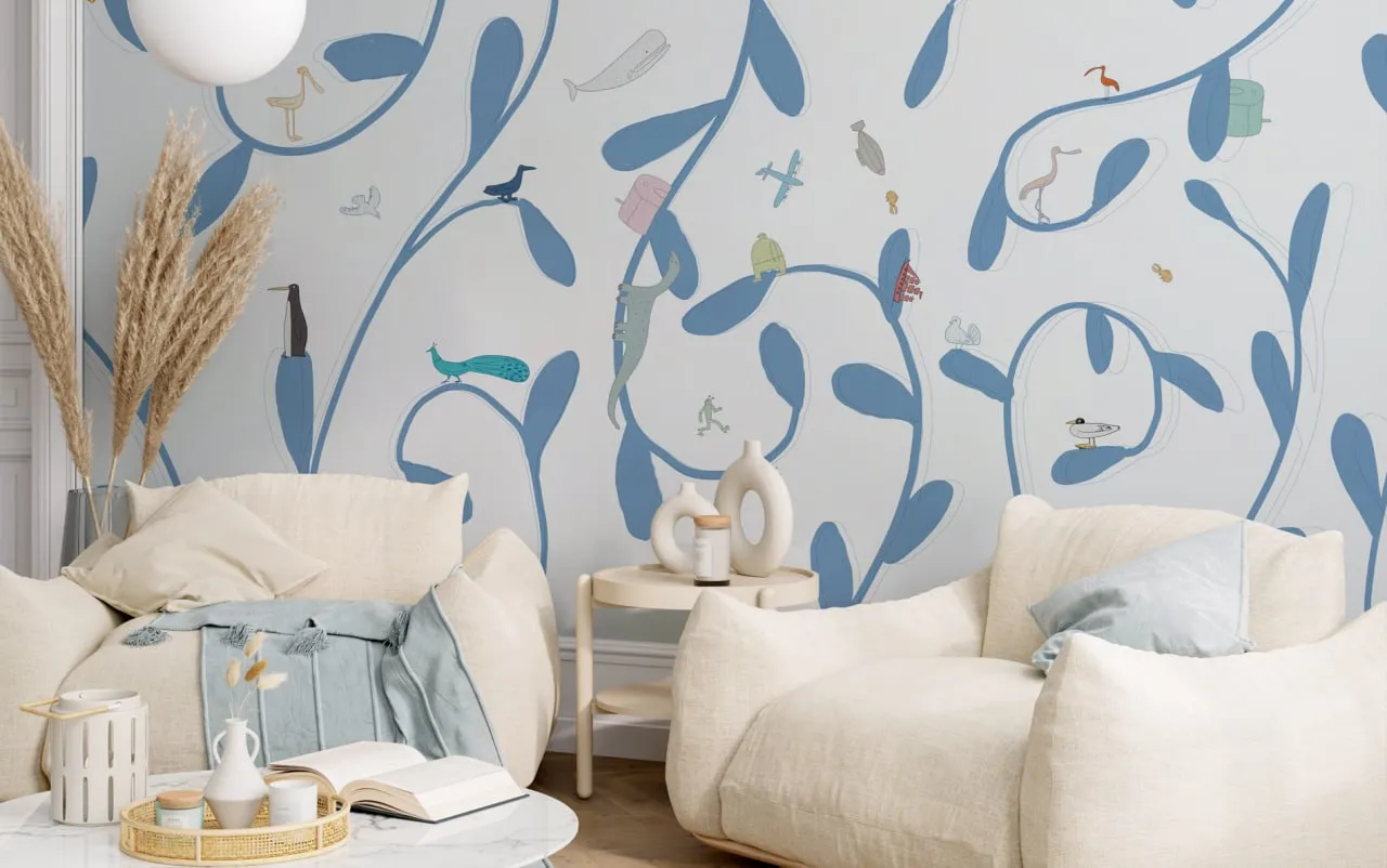 Kids' Bimbi Wallpaper – Playful Design for Children's Rooms
