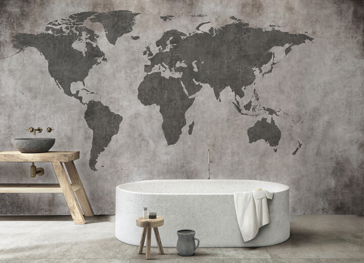 Concrete World Map