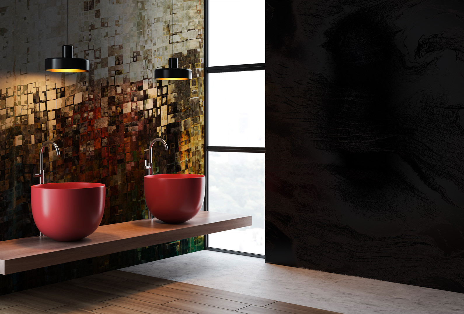 Wall Mural "Abstract dust" buy with delivery